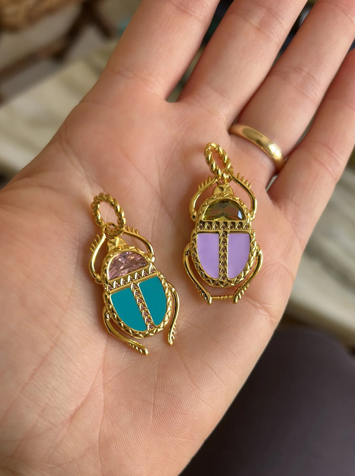 Majesty Scarab Charm