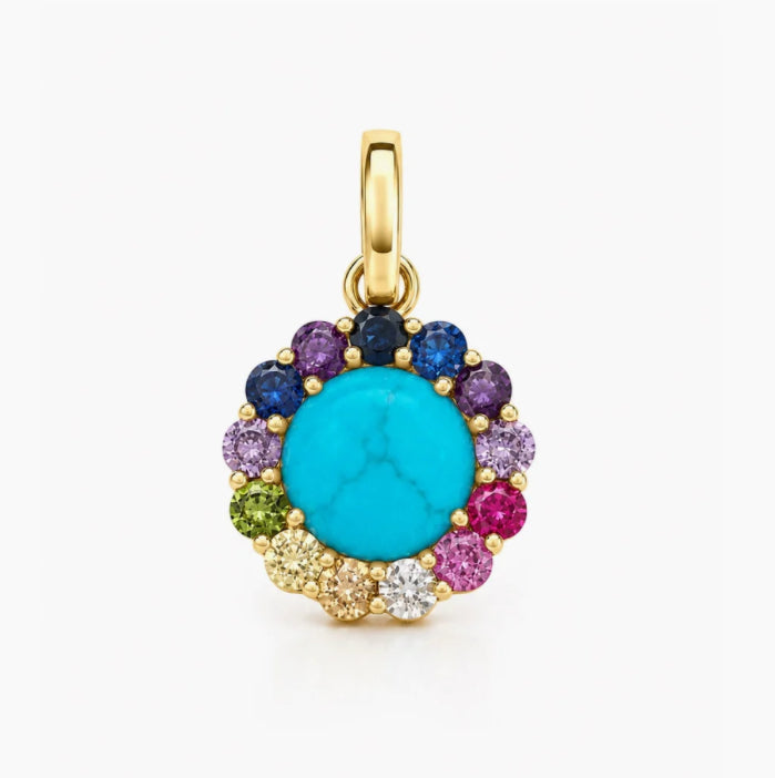 Kaleidoscope Halo Charm