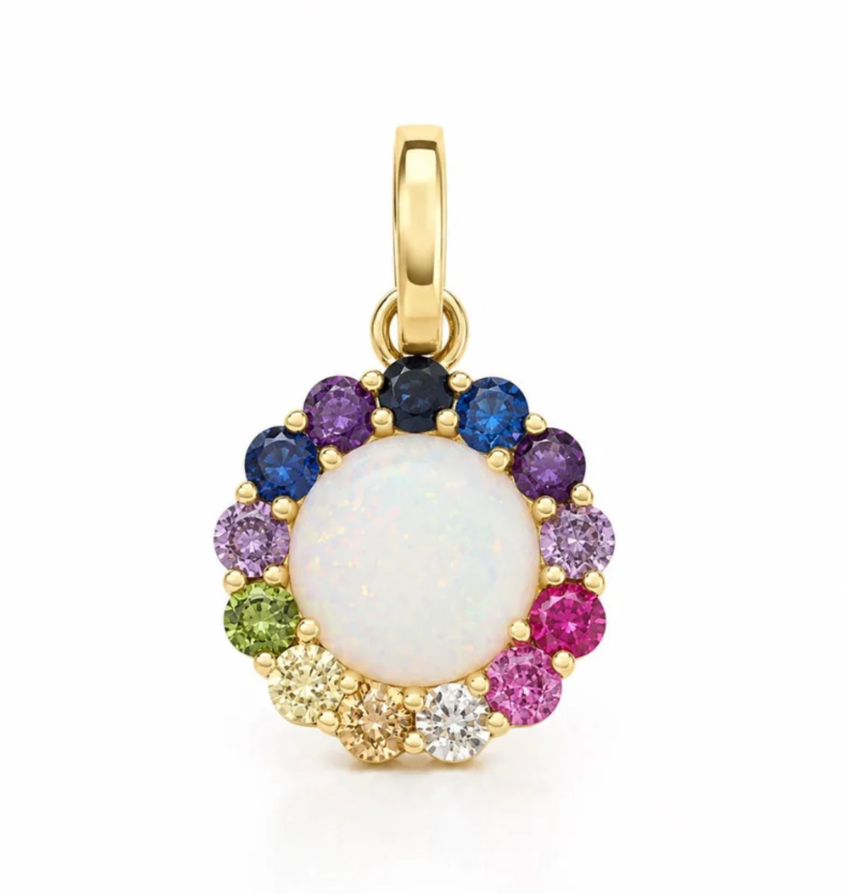 Kaleidoscope Halo Charm