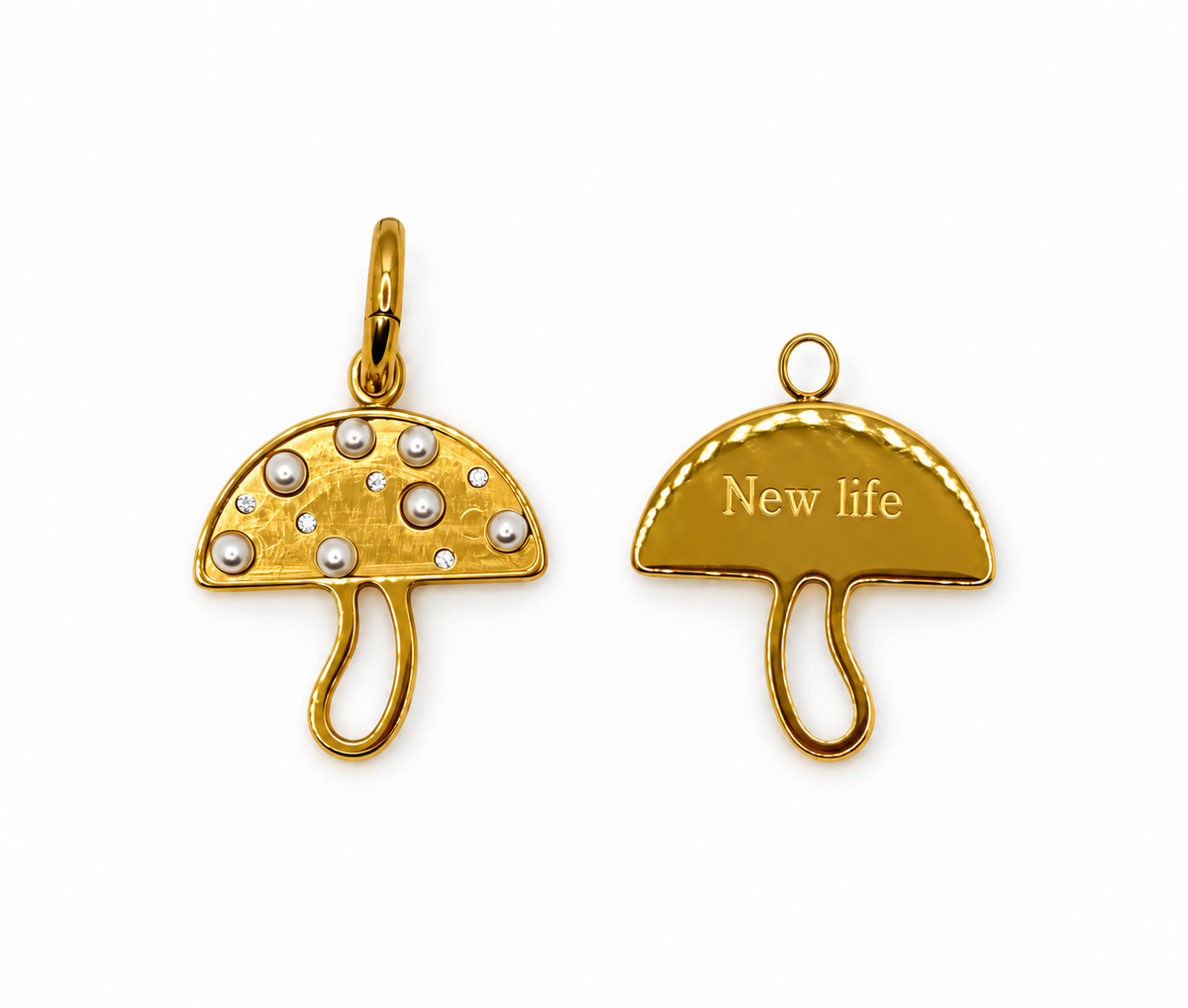 New Life Mushroom Charm