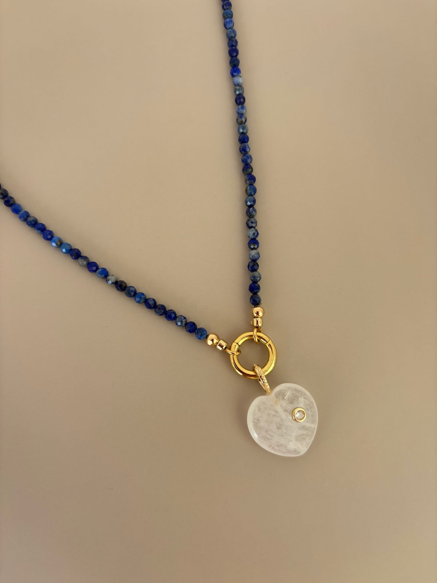Royal Clarity Heart Necklace