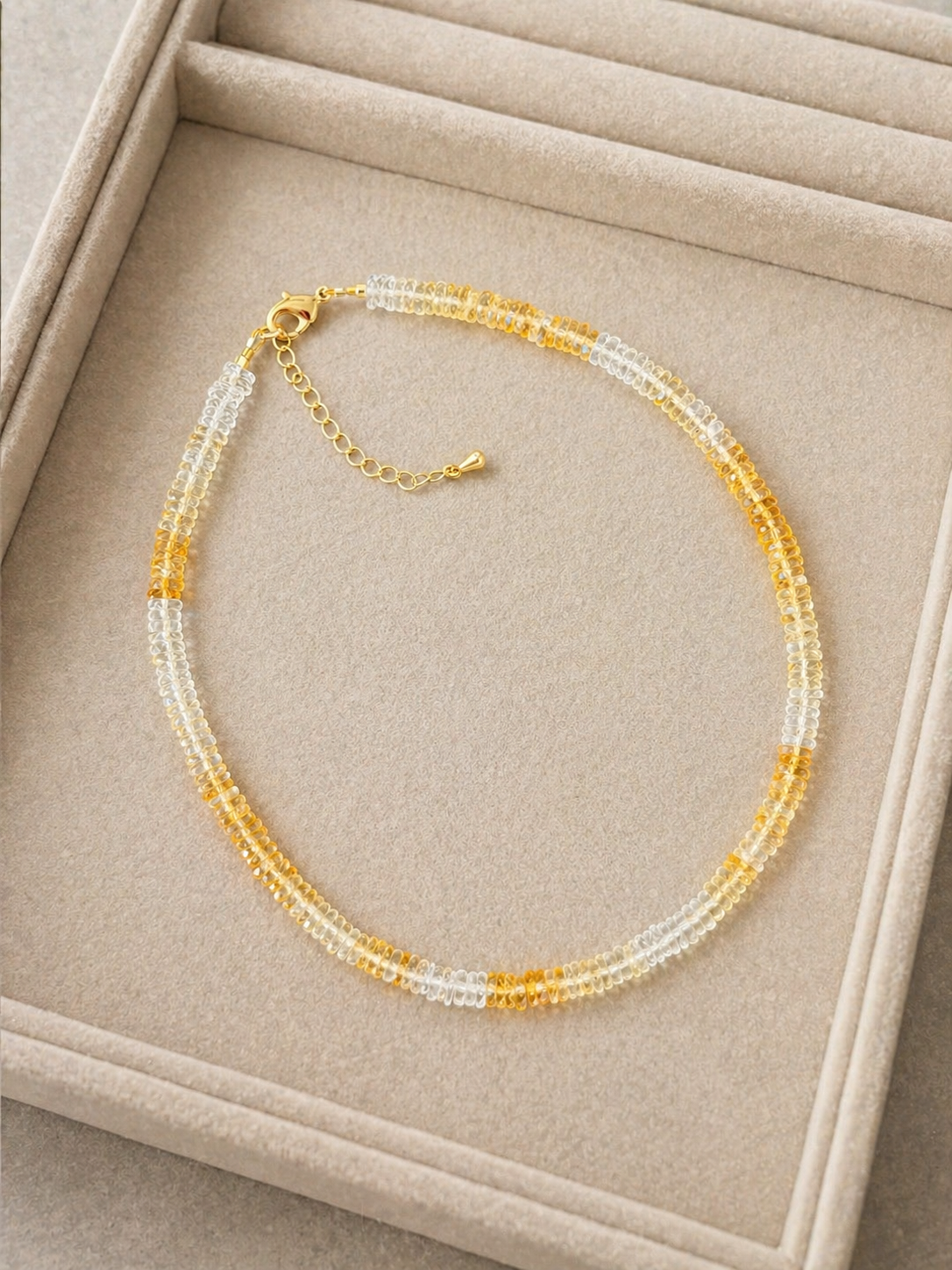 Golden Glow Citrine Necklace