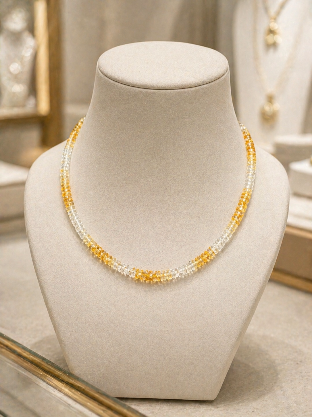 Golden Glow Citrine Necklace