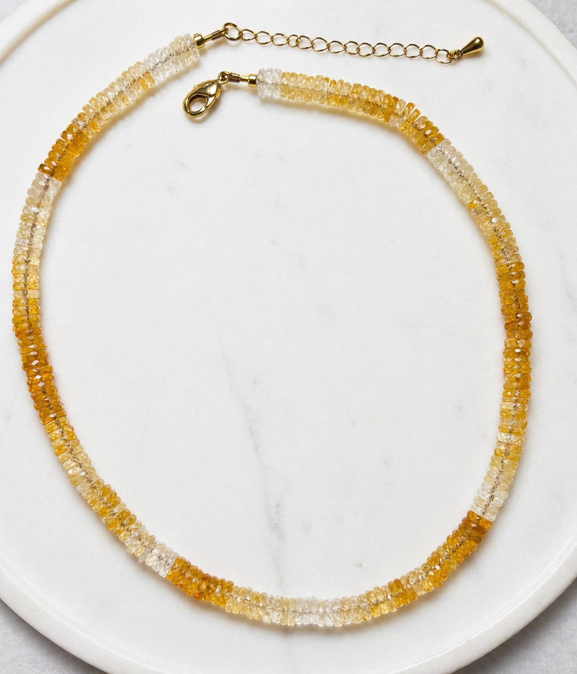 Golden Glow Citrine Necklace