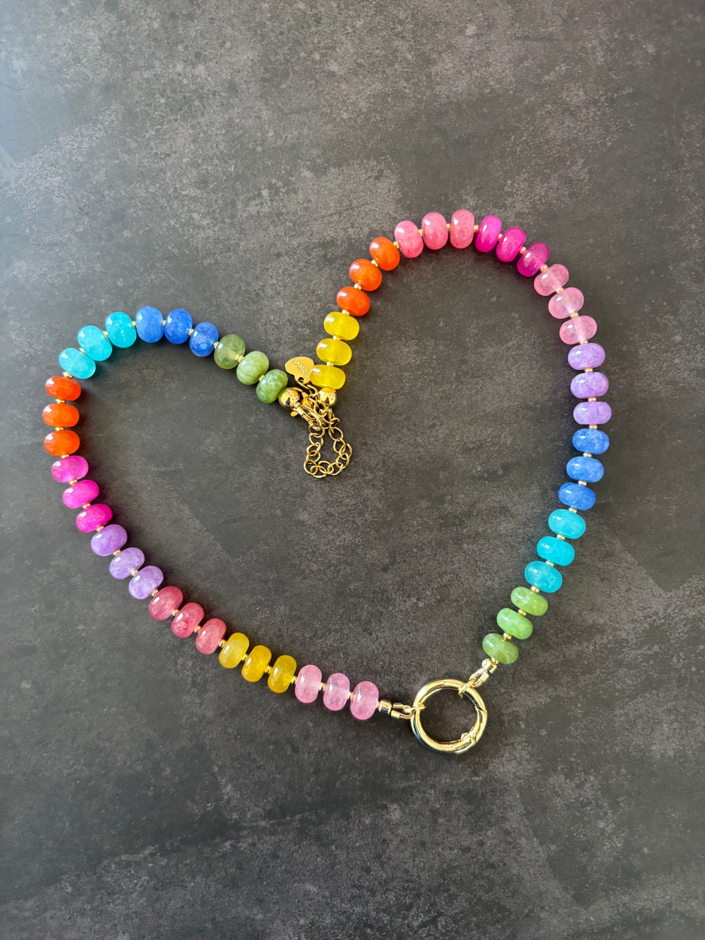 Rainbow Gliw Necklace