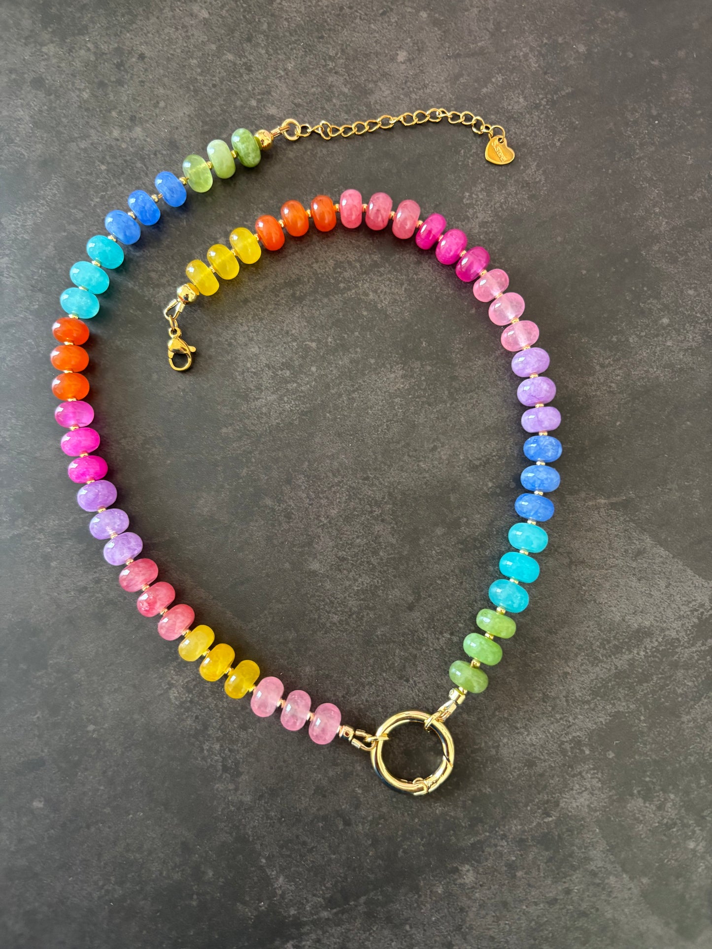 Rainbow Gliw Necklace