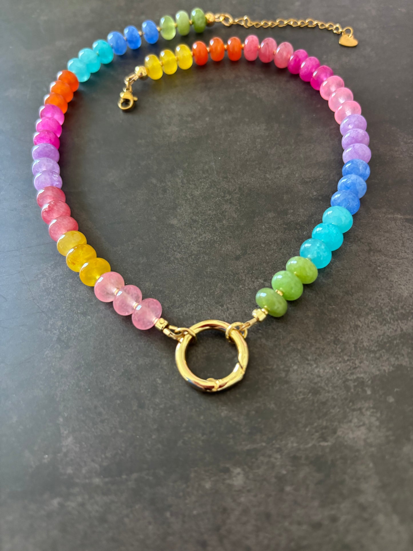 Rainbow Gliw Necklace