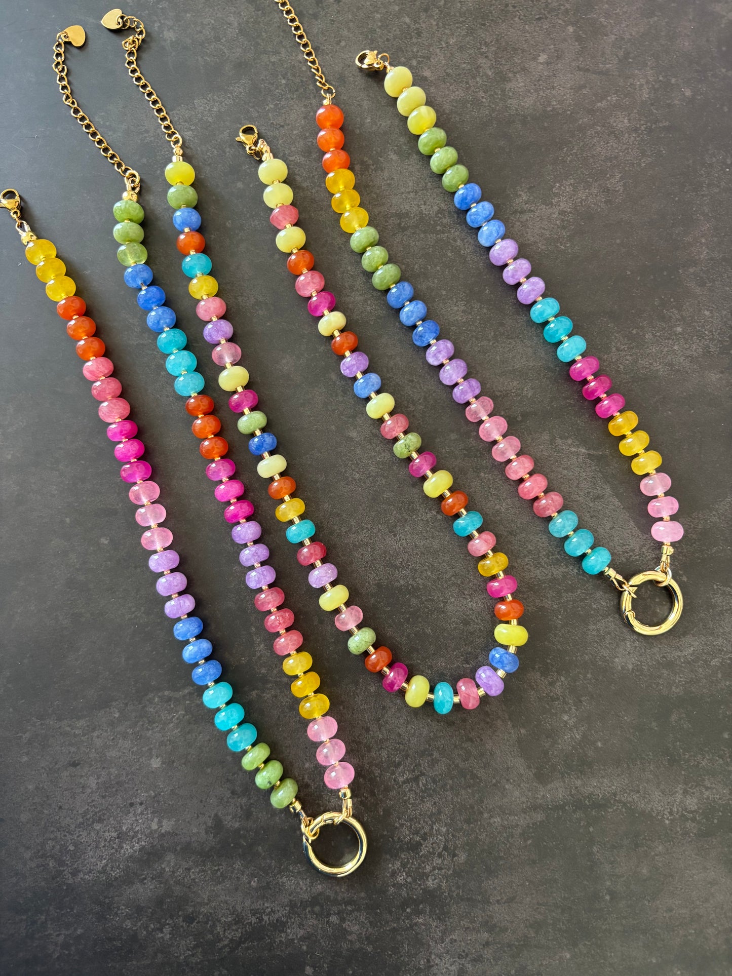 Rainbow Gliw Necklace