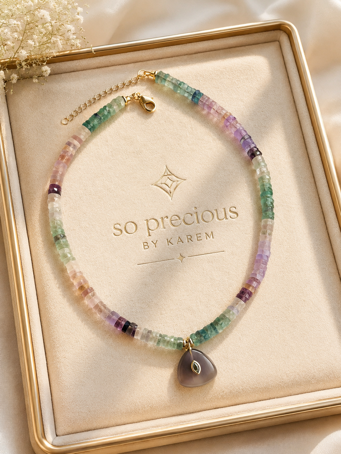 Moonlit Fluorite Necklace