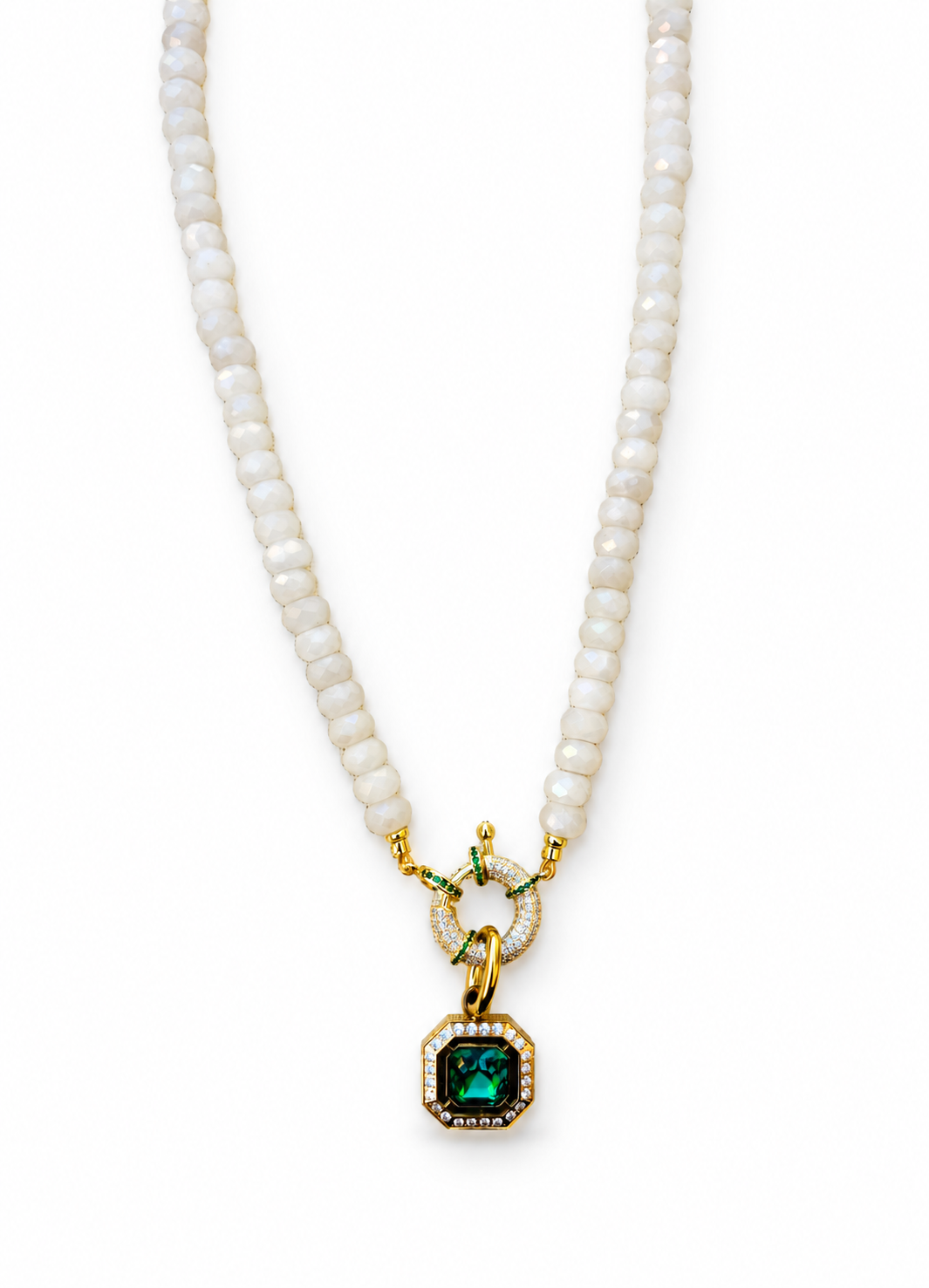 Emerald Moonlight Necklace