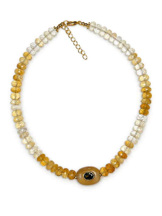 Golden Grove Ombré Citrine Necklace