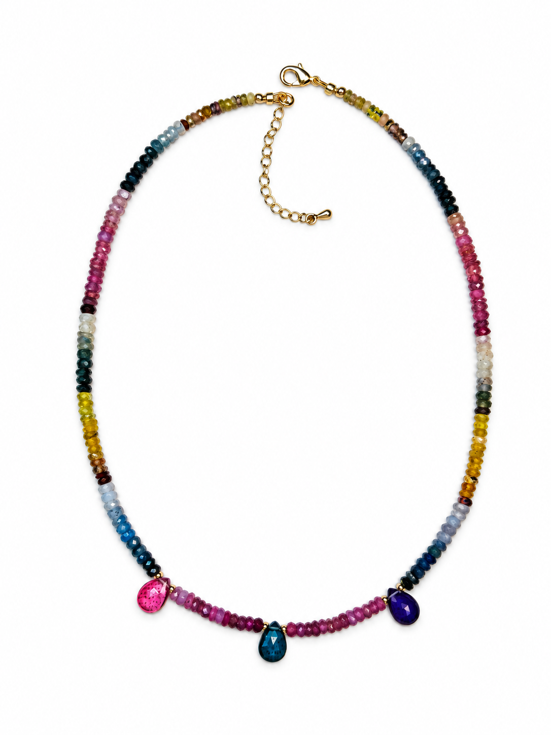 Tourmaline Teardrop Necklace
