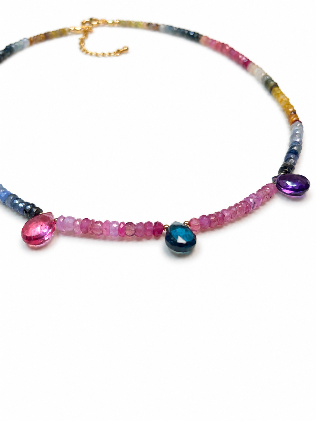 Tourmaline Teardrop Necklace