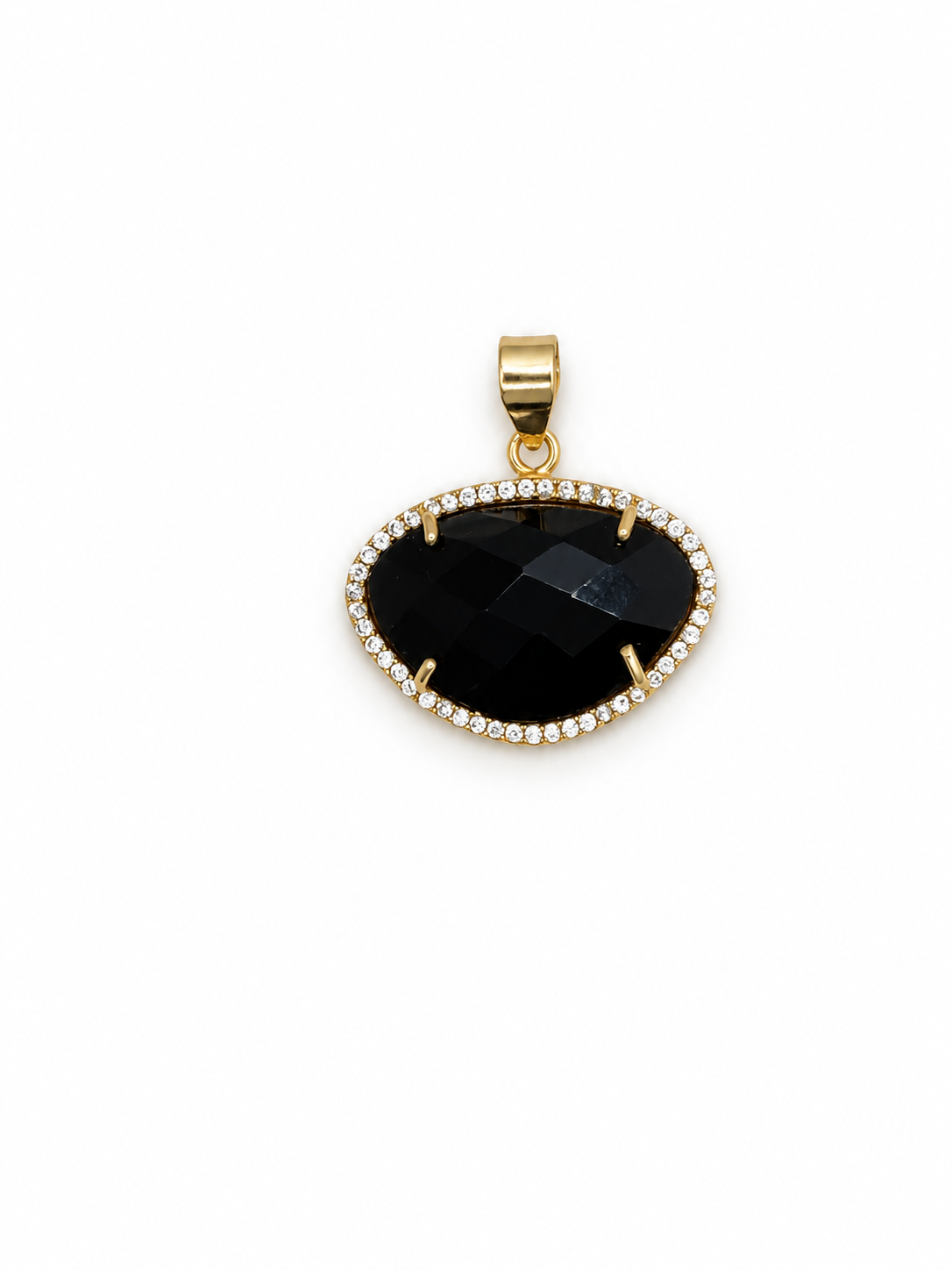 Halo Gemstone Pendants