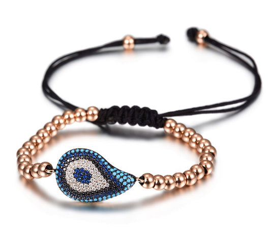 Evil Eye Beaded Protection Bracelet