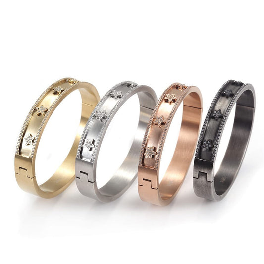 Celestial Star Bangle Bracelet