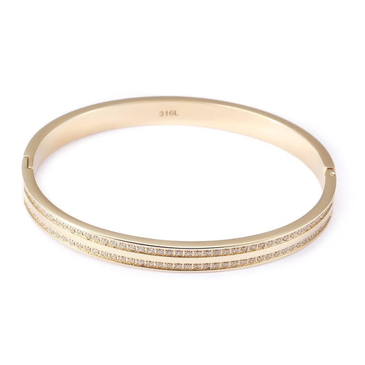 Double Row Sparkle Bangle