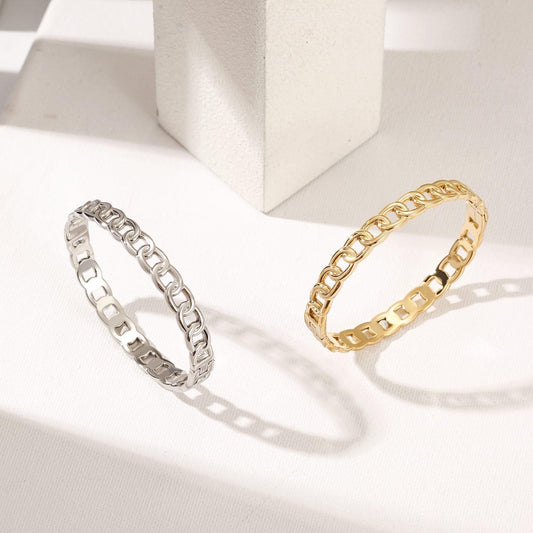 Bold Link Statement Bangle