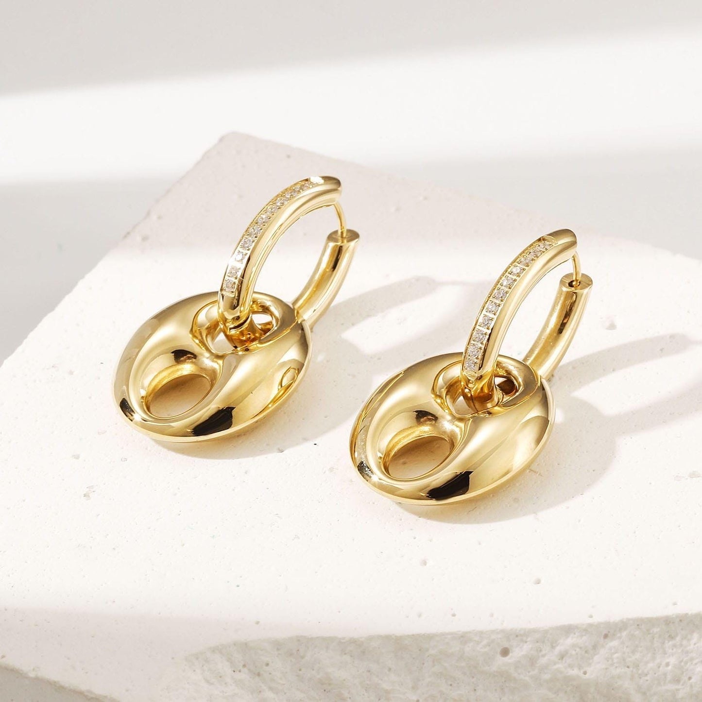 Luxe Orbit Drop Earrings