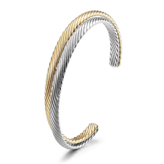 Double crossover bracelet