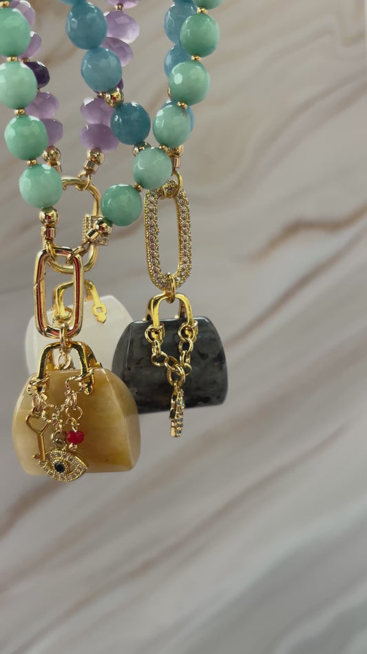 Celeste Grace Agate Necklace