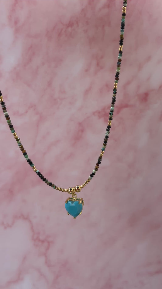 Desert Sky Heart Necklace